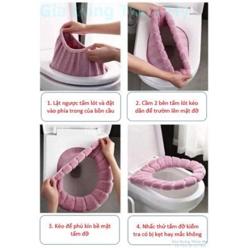 Miếng lót bồn cầu giữ ấm giữ nhiệt loại đẹp