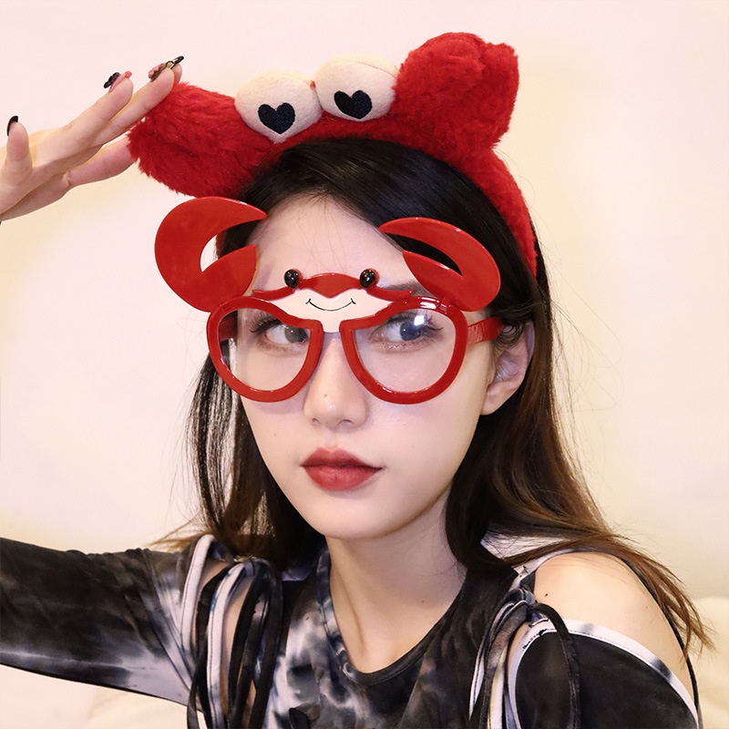 Kính Mát Hình Con Cua Hoạt Hình Vui Nhộn Cho Các Bữa Tiệc