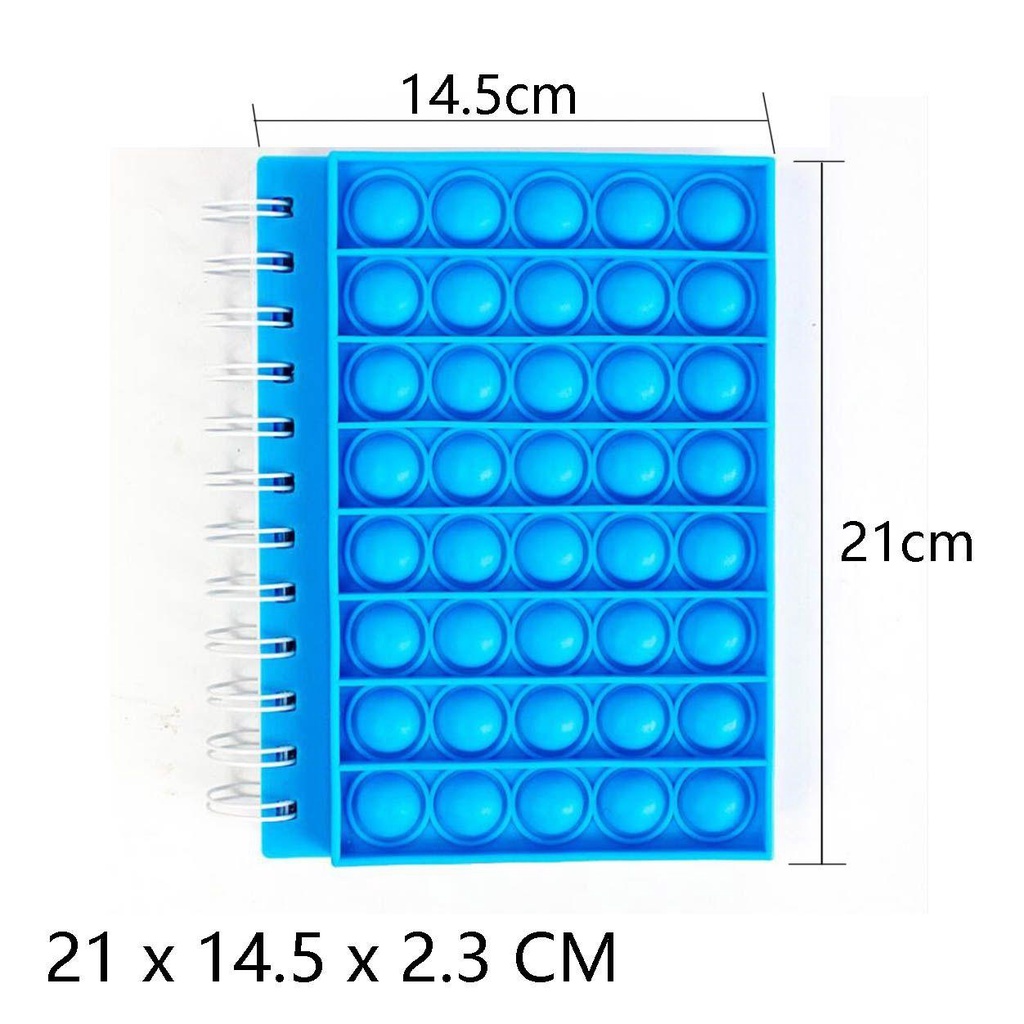 PISTA Pop Its Notebook Đồ Chơi Đệm Bong Bóng Fidget Spinner Cho Học Sinh / Văn Phòng / Trường Học