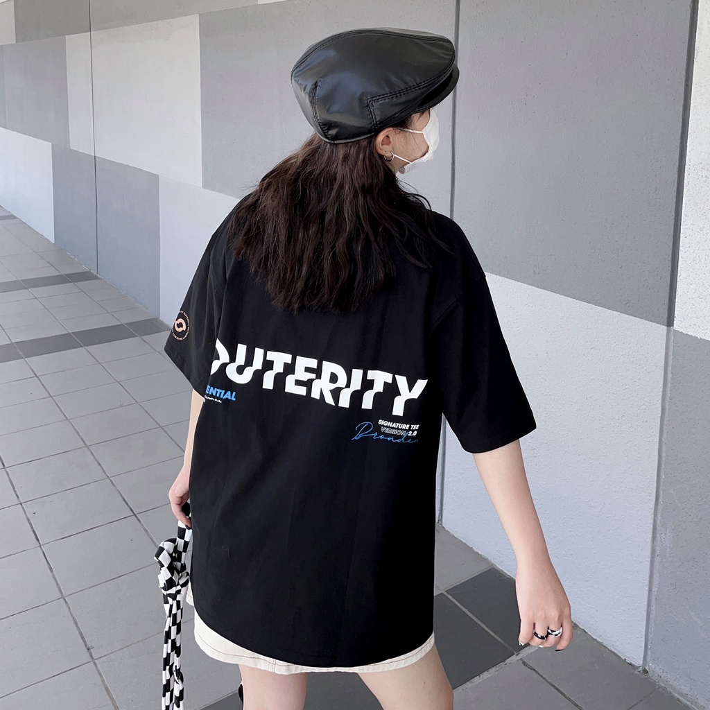 Áo thun nam nữ local brand unisex Outerity Signature ver2.0