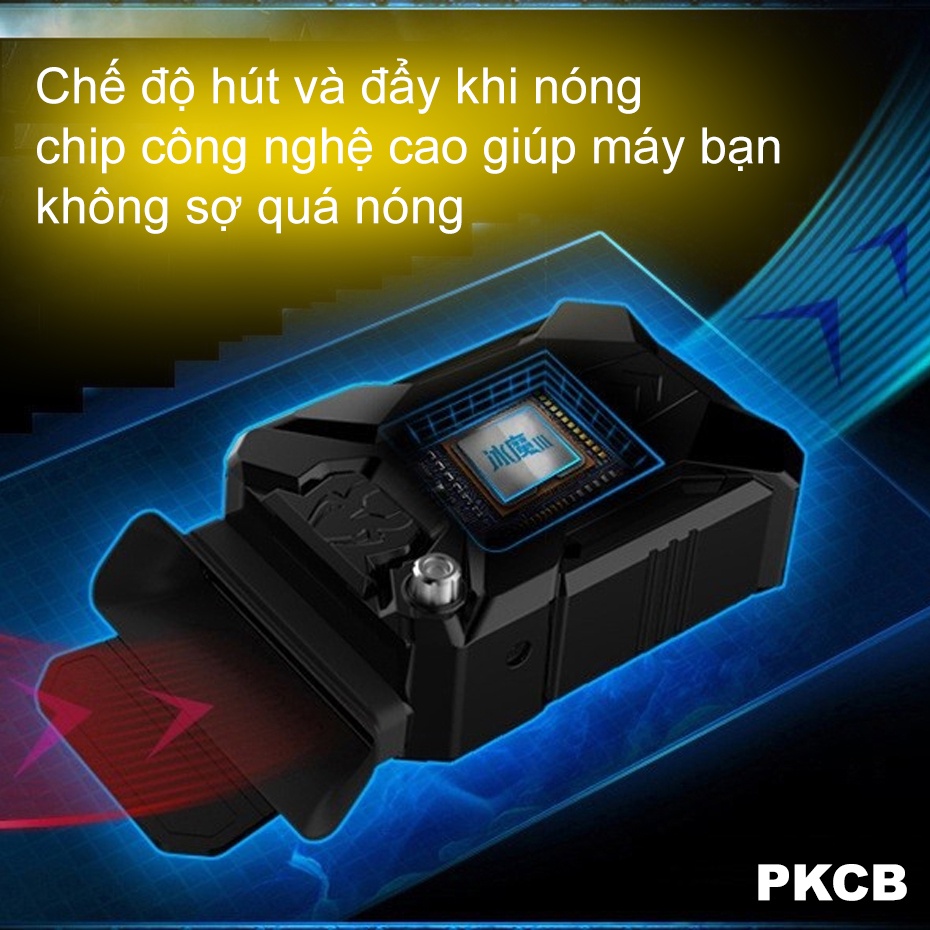 Quạt Hút Tản Nhiệt Laptop Chuyên Dụng Cao Cấp Cho Game Thủ PKCB67 - Hàng Chính Hãng