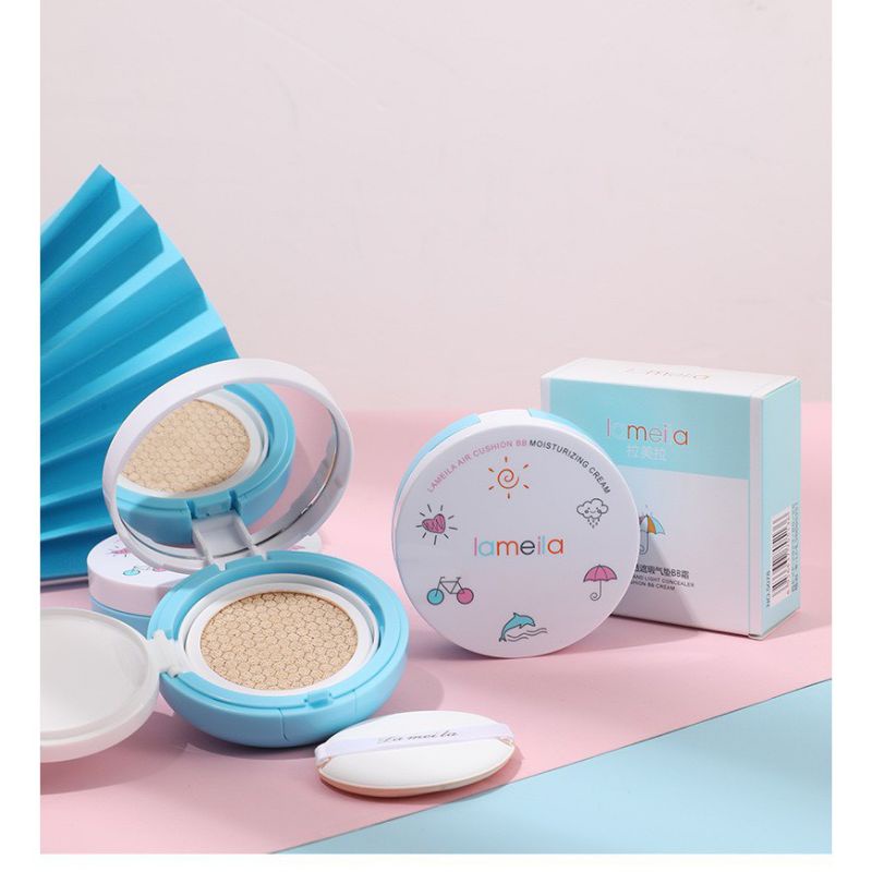 Phấn nước Lameila Cushion BB Cream ,phấn phủ nền kiềm dầu,che khuyết điểm tốt,lâu trôi,dưỡng ẩm