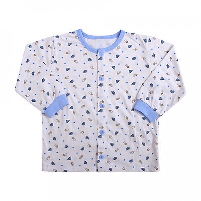 Set 5 áo dài tay sơ sinh  bo gấu đẹp ( sỉ lẻ)