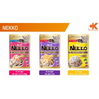 Pate Nekko JELLY Nhập Khẩu Thái Lan Cho Mèo 70gr - 1 Gói