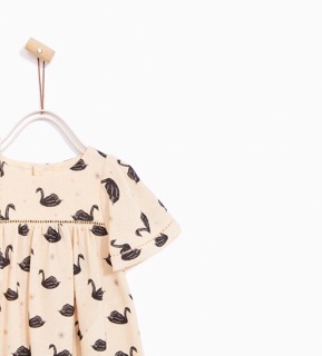 (Còn sz 6/9m) Váy Zara thiên nga
