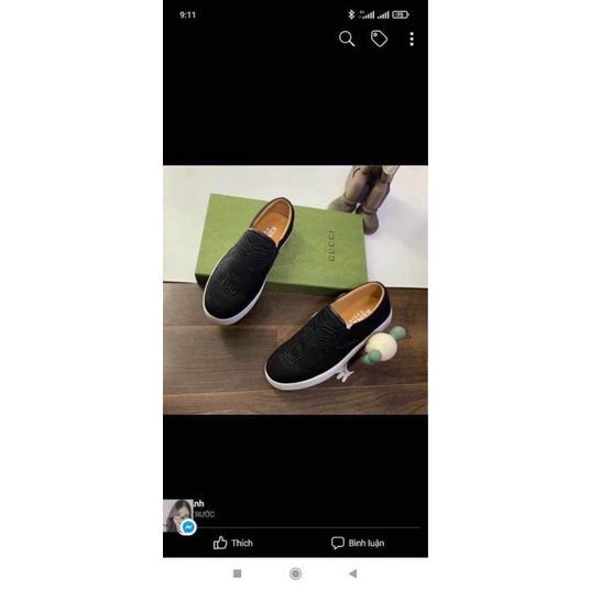 [ Full Box ] Giày Slipon Thêu Vân chìm Kenzo Hổ đế Cao Su - Giày Slipon Nam | BigBuy360 - bigbuy360.vn