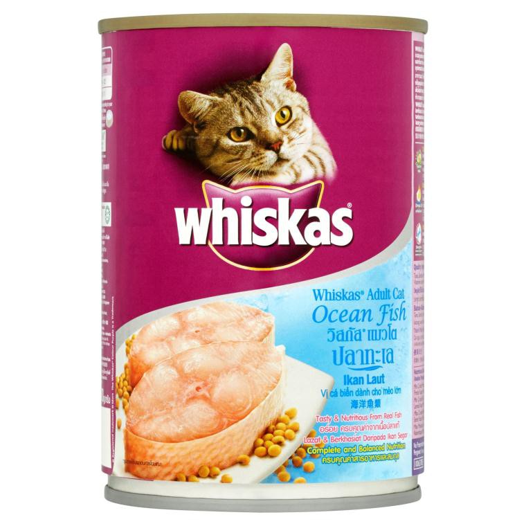 Whiskas Adult Ocean Fish 400g - Pate Whiskas cho mèo lớn vị cá biển