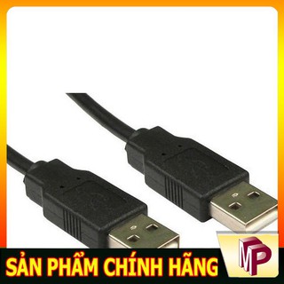 Cáp ngắn usb 2 đầu đực cho ổ cứng di động quạt laptop
