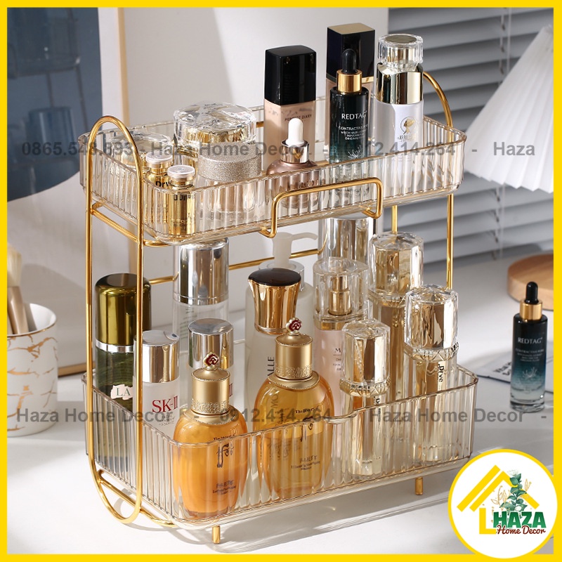 HOẢ TỐC❤️ Mã 3405 - Kệ Đựng Mỹ Phẩm Nhà Vệ Sinh Phòng Ngủ, Kệ mỹ phẩm nhà tắm chống han gỉ sang trọng