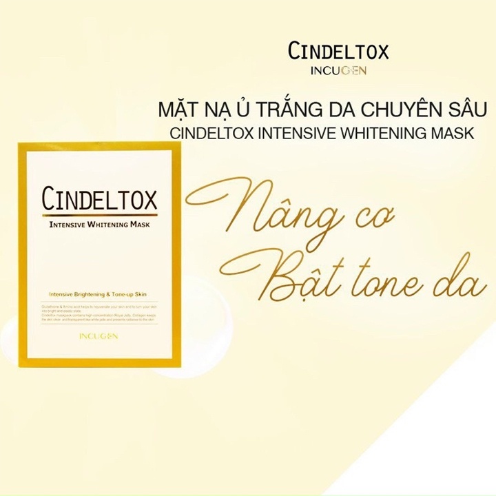 Mặt Nạ Dưỡng Da Cindel Tox Intensive Whitening Mask Hàn Quốc, Mặt Nạ Chống Lão Hóa Giúp Dưỡng Trắng Da Chuyên Sâu