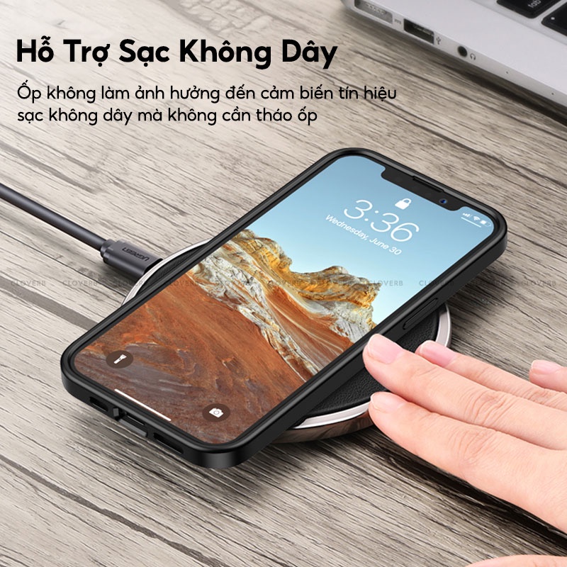 Ốp Lưng iPhone 13 Pro Max LIKGUS Shadow Viền Màu TPU Mềm Bảo Vệ Camera Mặt Lưng PC Cứng Nhám Mờ Chống Trầy Xước Cloverb