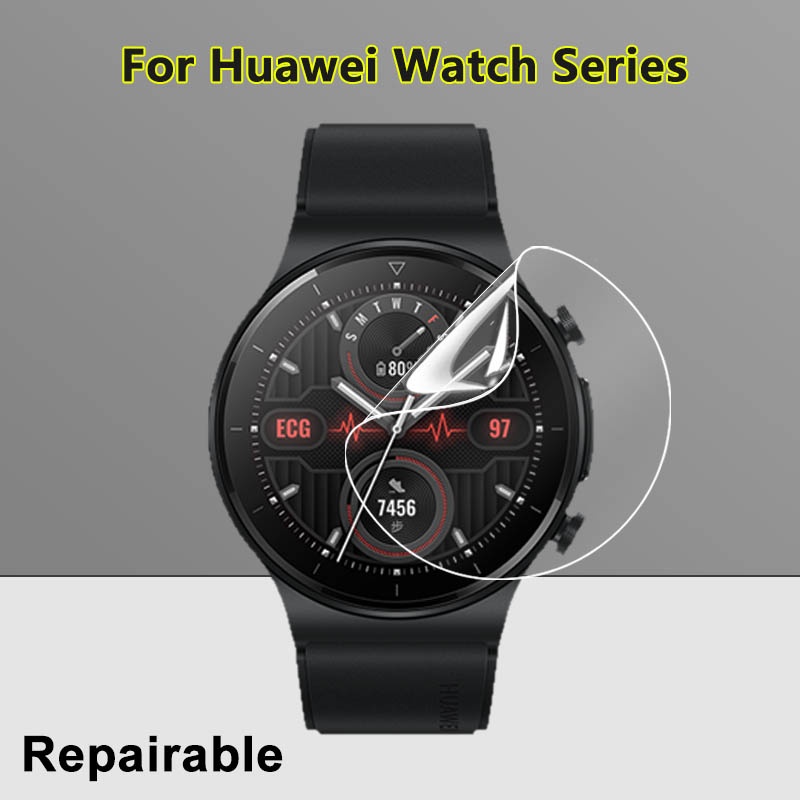 Miếng Dán Bảo Vệ Màn Hình Bằng TPU Mềm Cho Huawei Watch 3 GT 2 2e GT2 Pro 42mm 46mm Honor Magic Iwatch 2 42 46 mm GS Pro