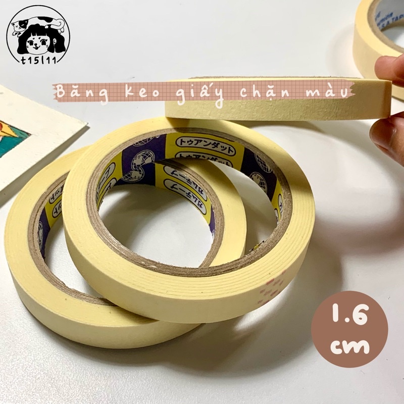 Băng Keo Giấy Chặn Màu, Cố Định Bản Vẽ