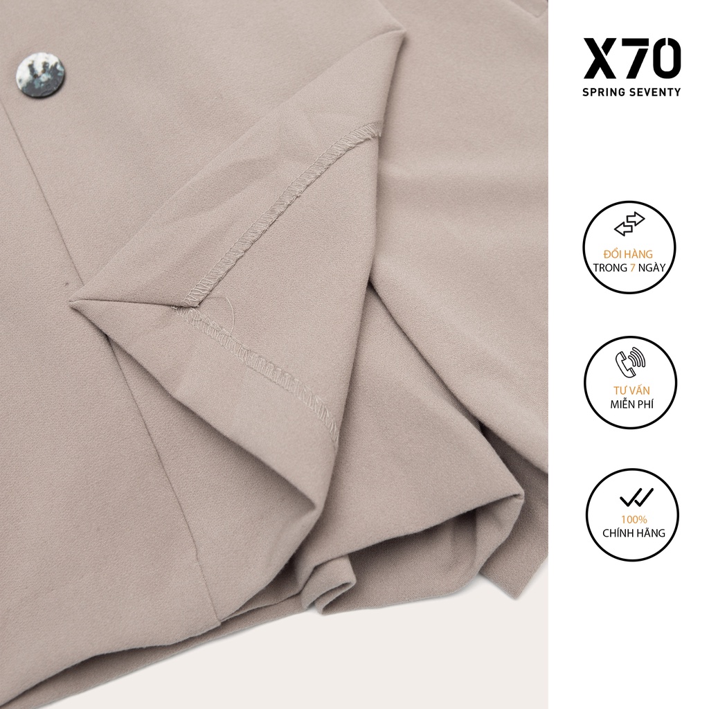 Quần Short Kiểu Dáng Giả Váy Thiết Kế Đính Nút Thời Trang X70 - 04500016