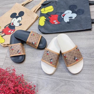 Dép guci mickey quai ngang fullbox