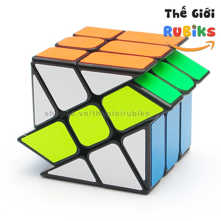 Rubik Windmill 3x3 Magic Cube YJ Viền Đen - Rubic Biến Thể 6 Mặt.