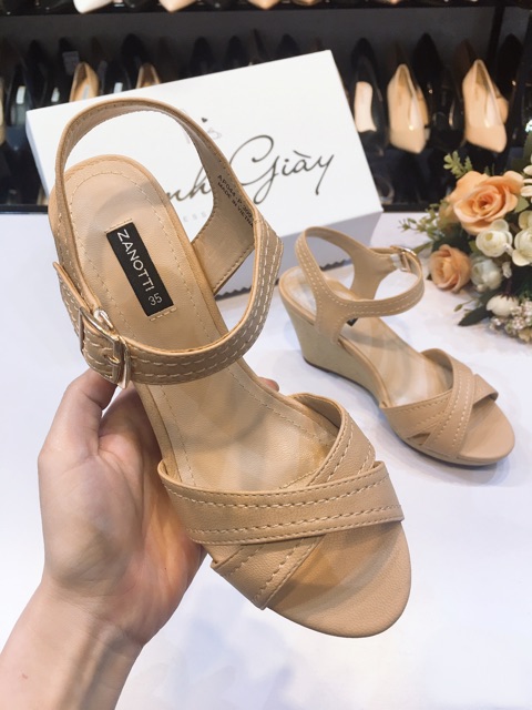 SD31 - Sandal đế xuồng Zanotti quai chéo nhẹ êm hàng VNXK( ảnh thật, kèm video)