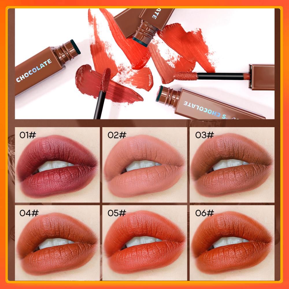 (Hàng Mới Về) Son Kem Nhung Mịn Không Thấm Nước Khó Phai Màu