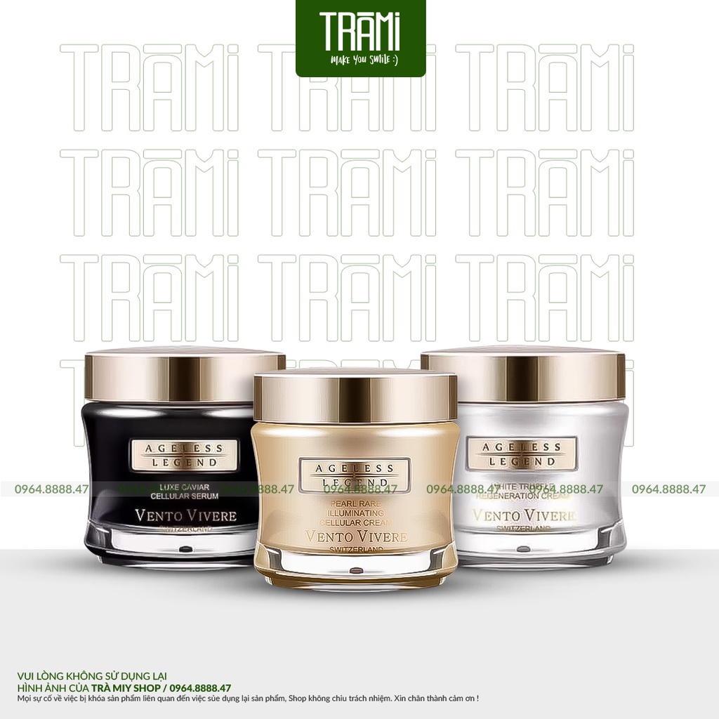 [CHÍNH HÃNG] Bộ Dưỡng Da Cao Cấp Skincare Vento Vivere Giúp Da Trắng Sáng, Khoẻ Mạnh Hơn
