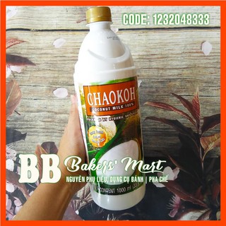 Nước cốt dừa Thái Lan CHAOKOH - Chai 1 lít