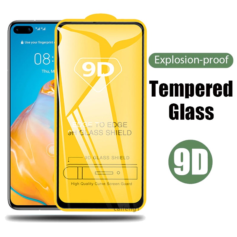 Kính cường lực 9D full màn cho Huawei P40 P30 P20 Mate 30 20 Lite Nova 7 SE Y70 7i 5T Y9s Y8p Y7p Y6p Y7a Y9 Prime Plus 2019 2021 4G 5G
