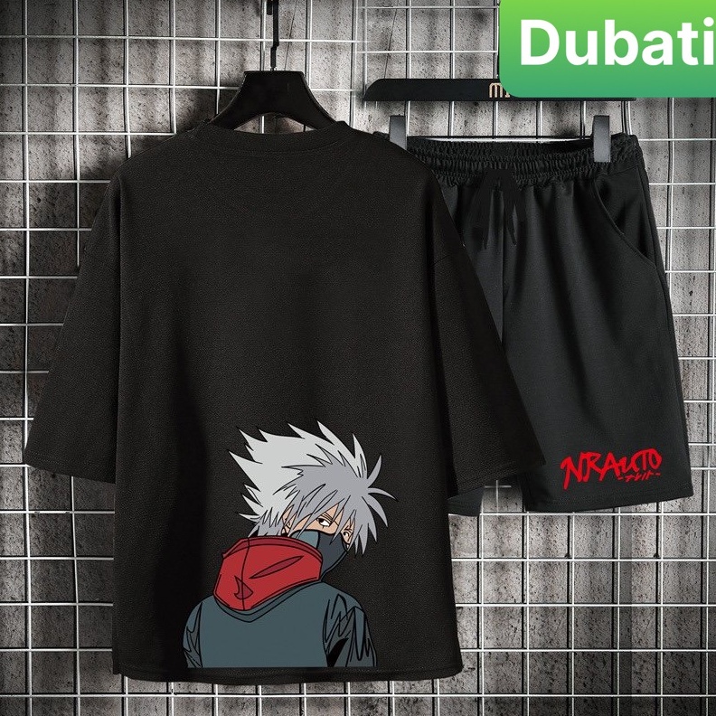 ĐỒ BỘ THỂ THAO NARUTO ĐẦU BẠC, ĐỒ BỘ TẬP GYM MANG Ở NHÀ VÀ ĐI CHƠI SANH CHẢNH MÙA HÈ- DUBATI FASHION