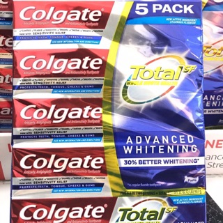 [Hàng Mỹ] Kem đánh răng Colgate Total Advanced Whitening