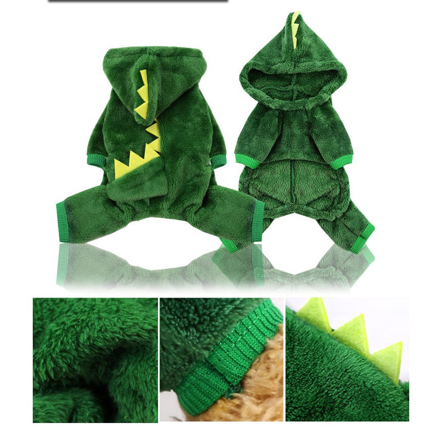 Áo Cosplay khủng long cho chó mèo dễ thương