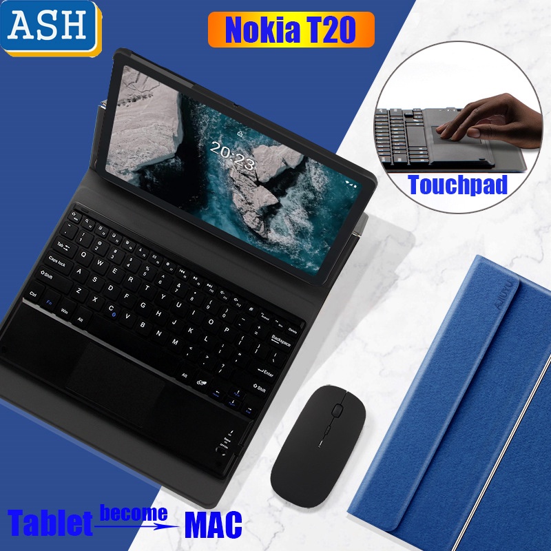 Bao Da Máy Tính Bảng Kèm Bàn Phím Bluetooth Không Dây Nắp Lật Cho Realme Pad 10.4"