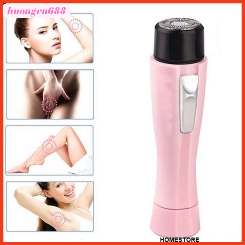Máy cạo lông nách mini Kemei 1202 Pin sạc - máy cạo lông đa năng cạo sạch lông nách, lông tay, lông chân