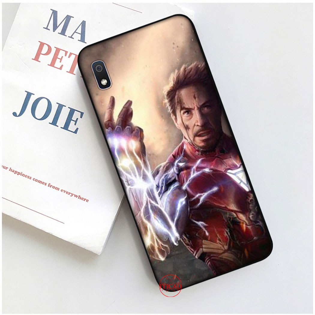 Ốp Lưng Silicone Hình Iron Man Cho Samsung J7 J5 Prime J730 J7 Pro J7Core S20 Fe Lite A8 Plus 2018