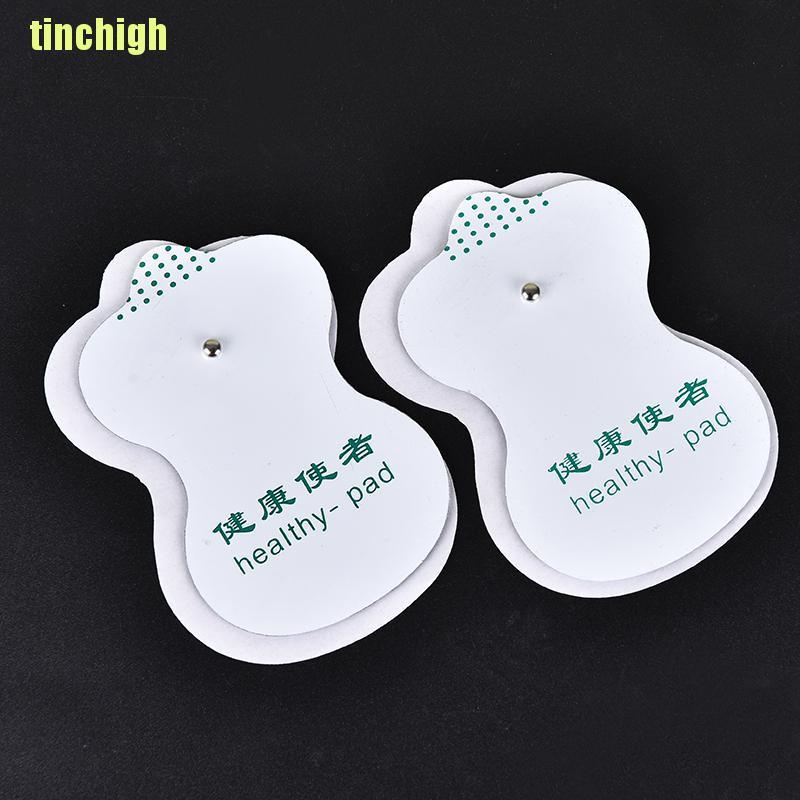 (Hàng Mới Về) Bộ 10 Miếng Dán Massage Điện Màu Trắng