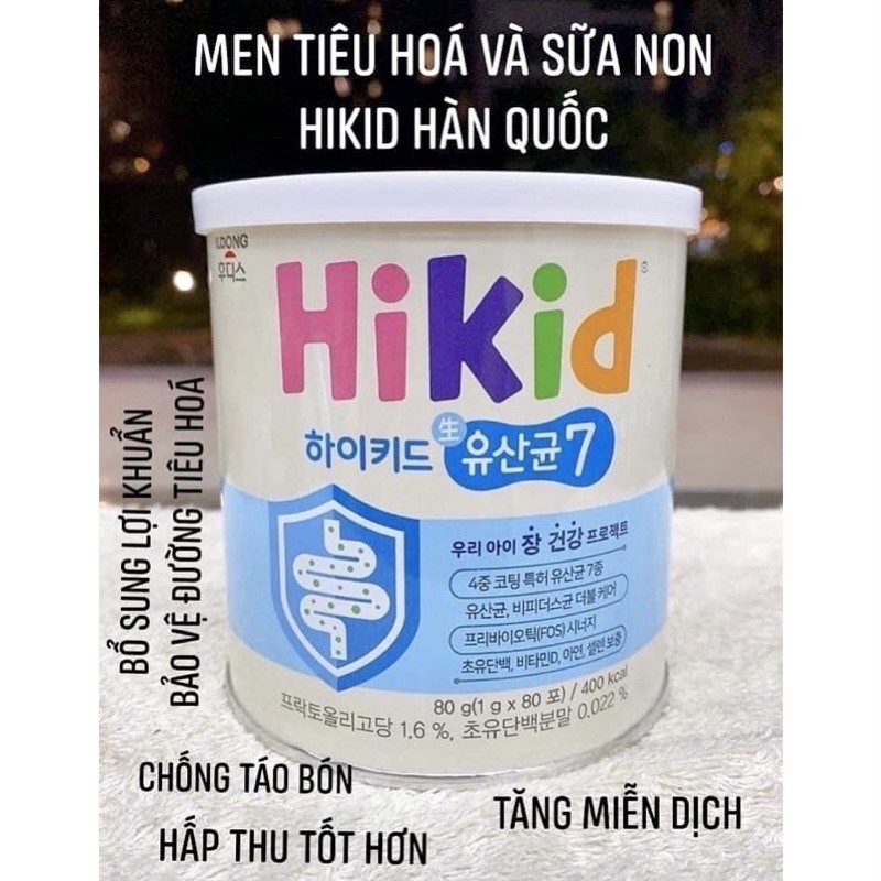 Sữa non men Hikid 2in1 cho trẻ 1-12 tuổi