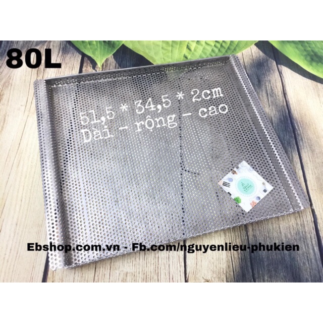 KHAY NƯỚNG CHO LÒ 80L LOẠI CÓ LỖ