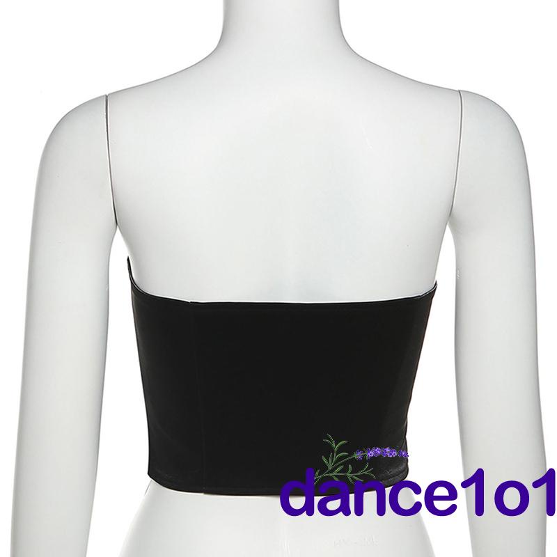 Áo Ống Hở Vai Màu Trơn Khiêu Vũ1O1- Thời Trang Mùa Hè Cho Nữ