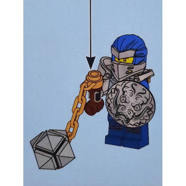 Xếp hình lego nhân vật trong set 71717