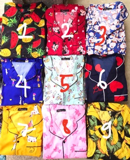 PIJAMA QUẦN DÀI ÁO CỘC L1