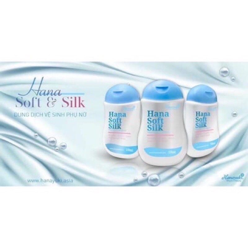 DUNG DỊCH VỆ SINH HANAYUKI 150G - HANA SOFT SILK