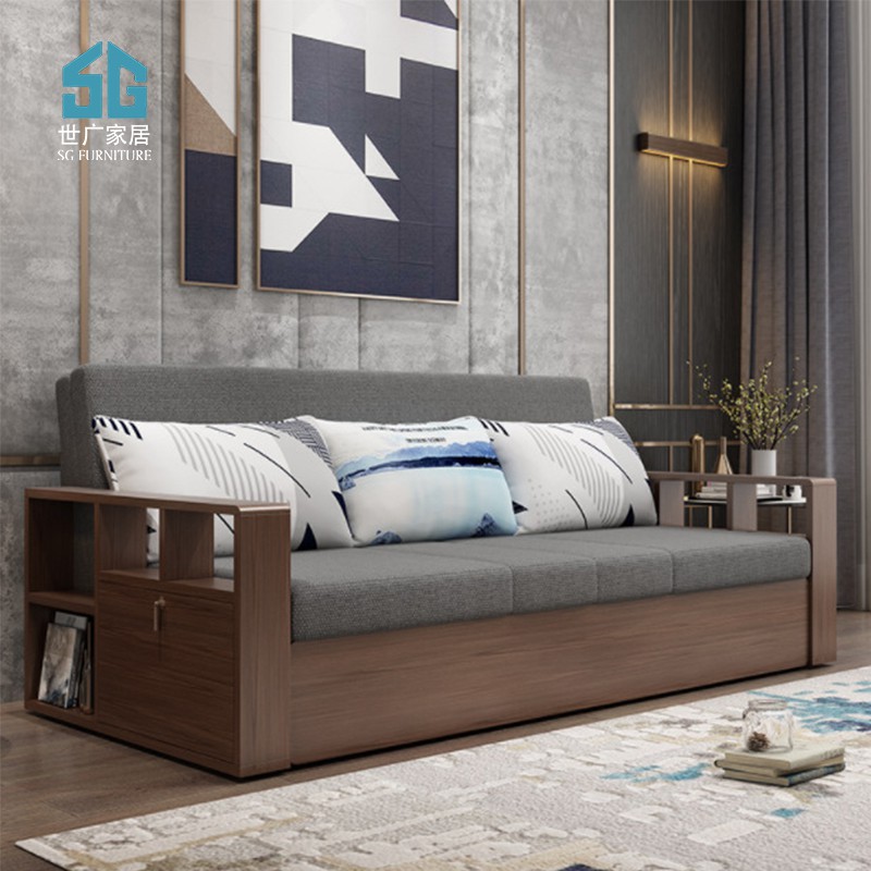 Ghế sofa đa năng kết hợp làm sofa phòng khách,Giường sofa gấp gọn phong cách hiện đại sang trọng Loại 1m2x1m95