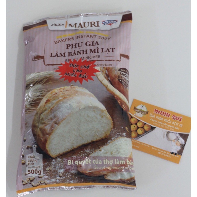Phụ gia bánh mì lạt Mauri 500g