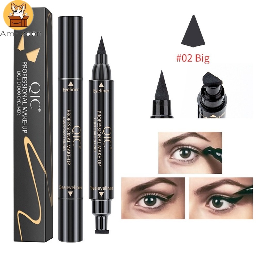 Bút Kẻ Mắt Dạng Lỏng 2 Trong 1 Nhanh Khô Chống Thấm Nước