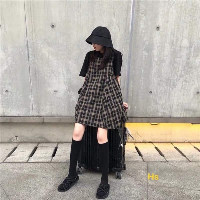 Sét baby doll trít eo 2 dây HSN976