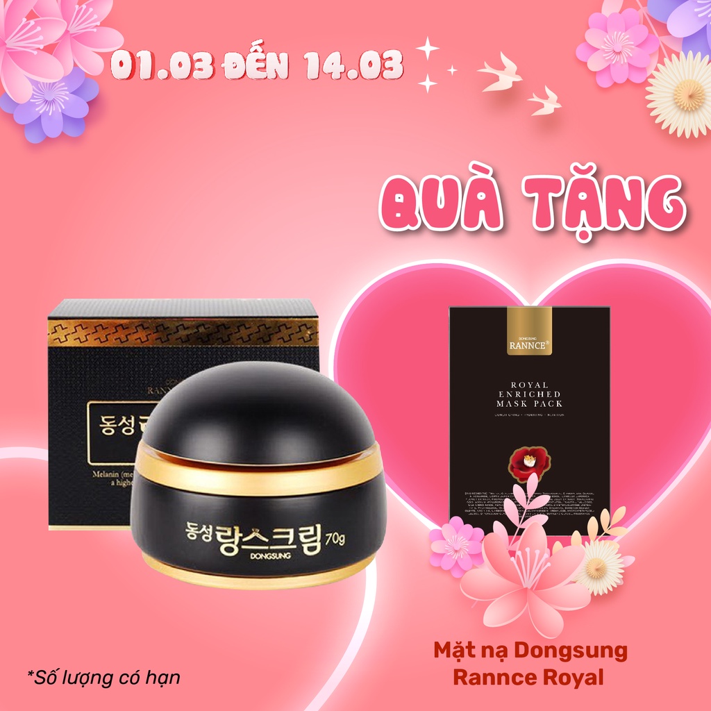 Kem dưỡng ẩm, giảm thâm nám, tàn nhang và mờ thâm cao cấp DongSung Rannce Cream 70g BLOOMING