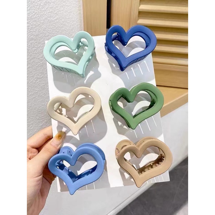 Kẹp Tóc Nữ Hình Trái Tim Đáng Yêu