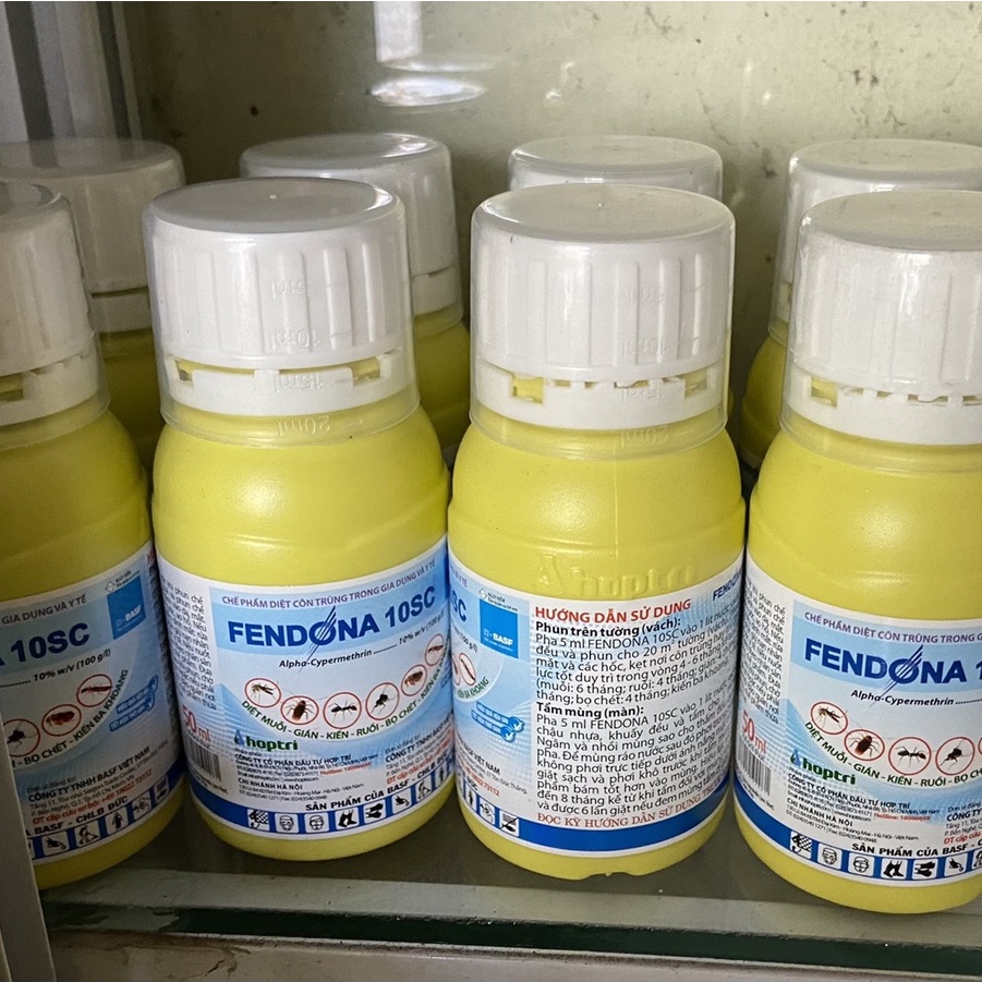 Thuốc diệt côn trùng Fendona 10SC chai 50ml ⚜️FREESHIP⚜️ Diệt Ruồi, Muỗi, Kiến, Gian