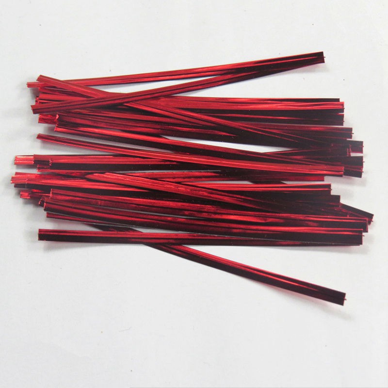 760pcs Metallic Twist Wire Tie Tie Bowknot Candy Cookie Cake Bag