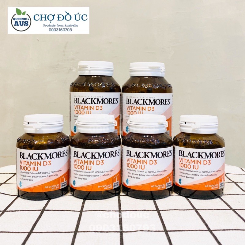 Viên BLACKMORES Vitamin D3 1000IU - nhập Úc 🇦🇺