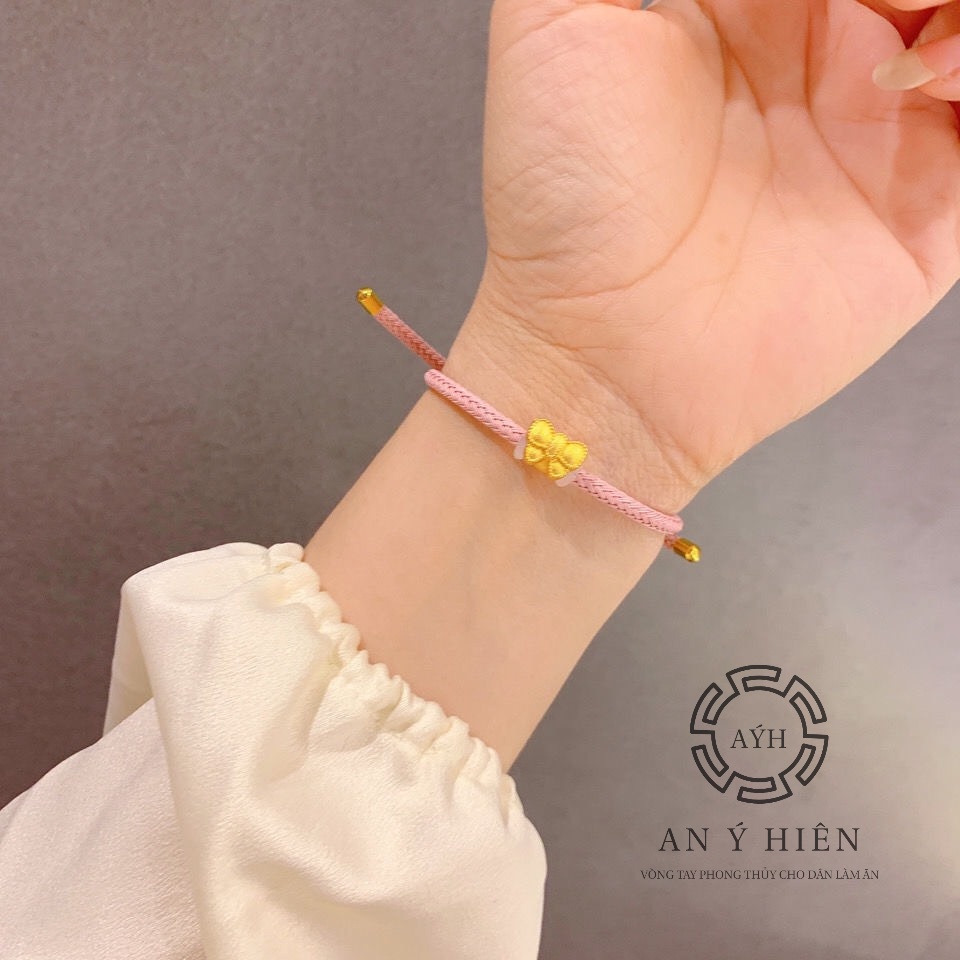 Vòng dây cước hồng HongKong cao cấp