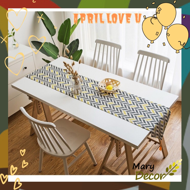 KHĂN RUNNER MARY DECOR - MŨI TÊN CÁCH ĐIỆU KR-F08