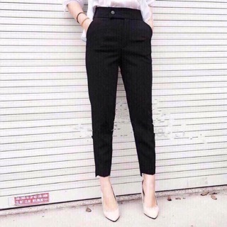 Quần Baggy gấu lệch